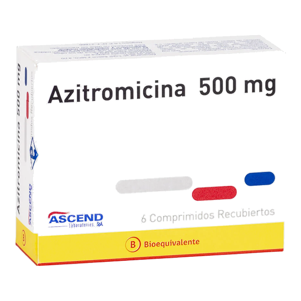 AZITROMICINA COM 500 MG X 6 ASCEND (BE)