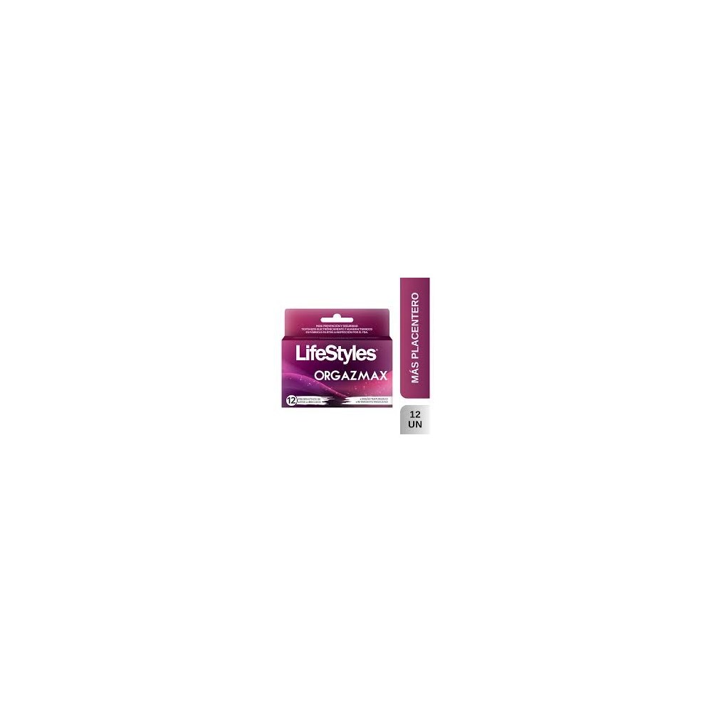 PRESERV LIFESTYLES ORGAZMAX X 12 (DM)