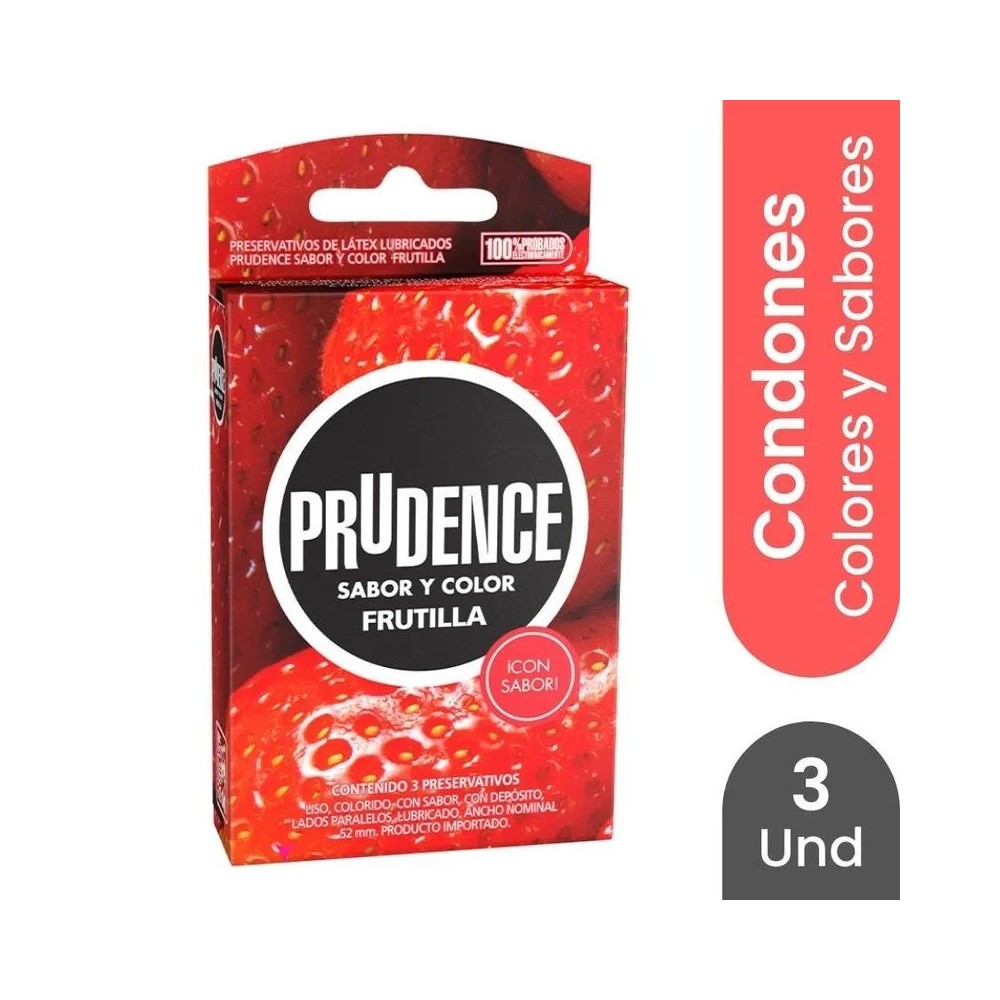 PRUDENCE PRESER FRUTILLA X 3 UND (DM)