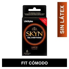 PRESERV LIFESTYLES SKYN LARGE X 6 (DM)