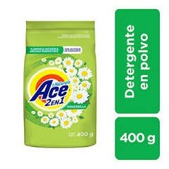 ACE DETERGENTE EN POLVO MANZANILLA X 400 GR
