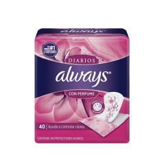 ALWAYS PROTECTOR DIARIO CON PERFUME X 40 UND