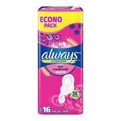 ALWAYS TOA PINK DIA F/MOD SUAVE C/A X 16 UDS