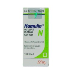 HUMULIN N AMP 100 UI X 10 ML