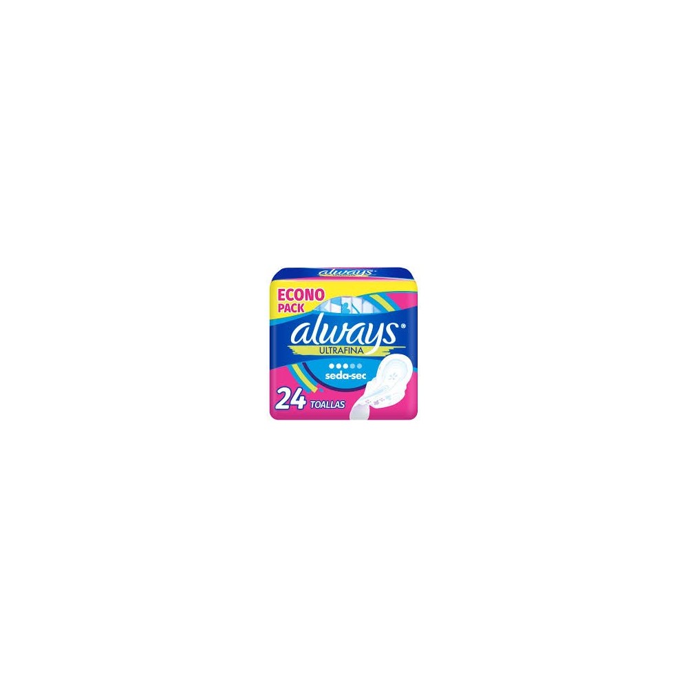 ALWAYS TOALLA U/FINA SUAVE DIURNA F/MODERADO X 24 UND