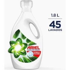 ARIEL DETERGENTE DOBLE PODER LIQUIDO X 1.8 L