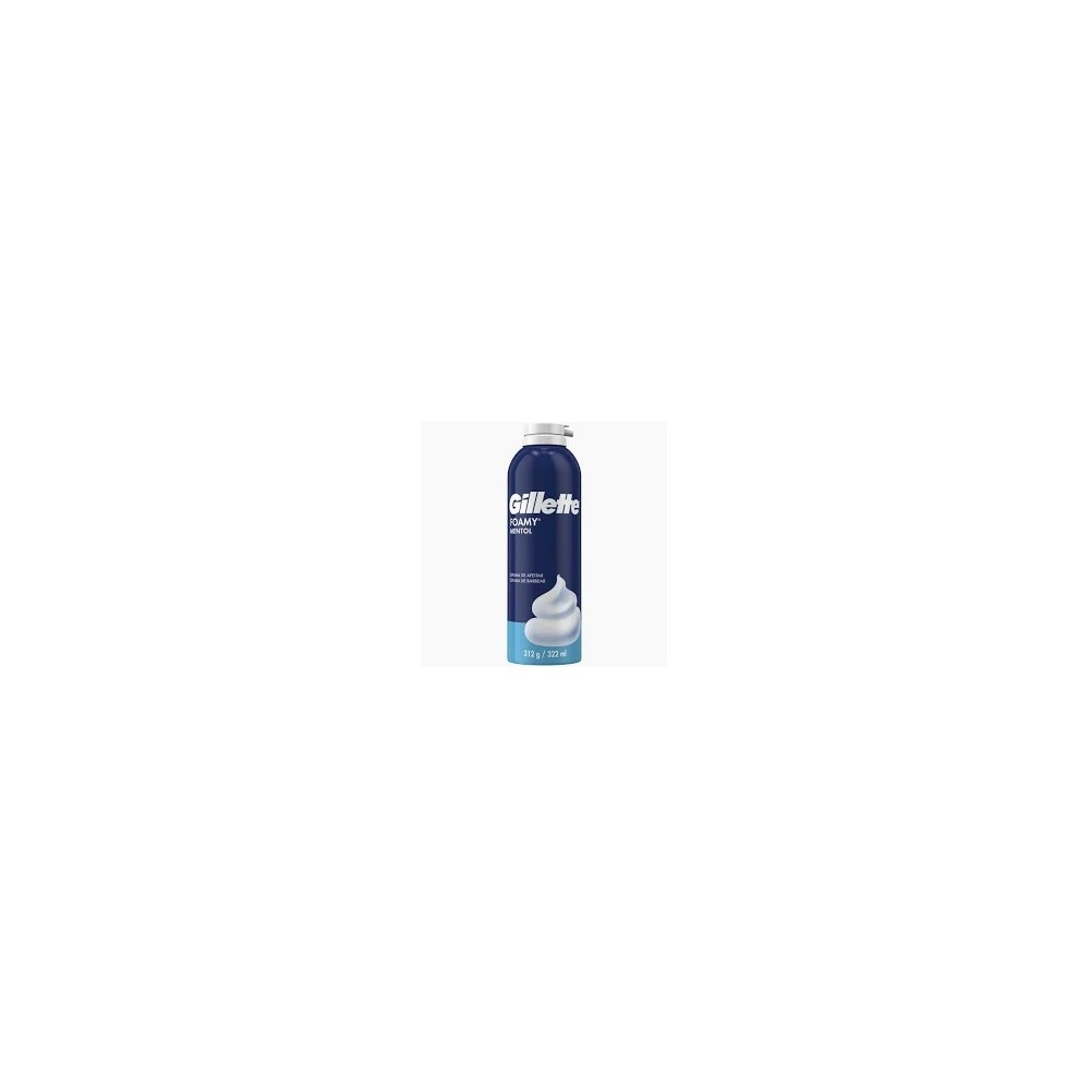 GILLETTE ESPUMA AFEITAR FOAMY PIEL SENSIBLE X 322 ML