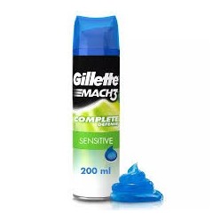 GILLETTE MACH3 GEL AFEITAR SENSITIVE X 200 GR