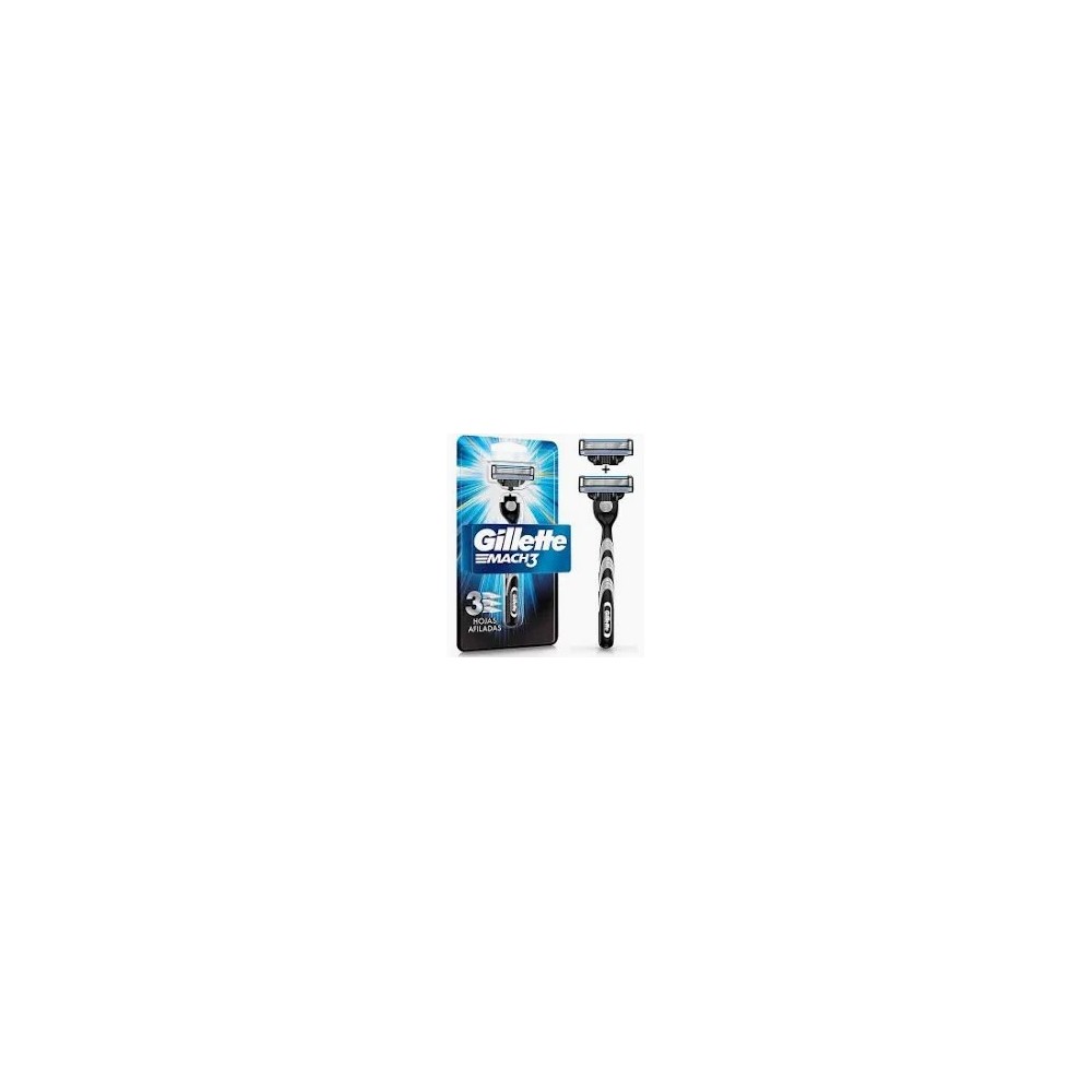 GILLETTE MACH3 MAQUINA DE AFEITAR + 2 REPUESTO
