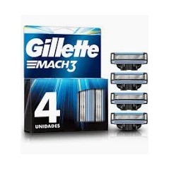 GILLETTE MACH3 REPUESTO X 4 UND