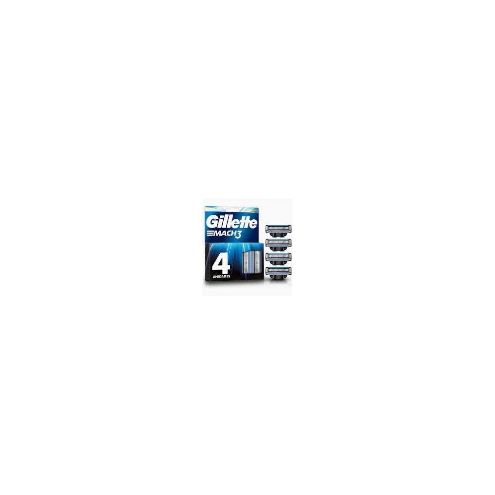 GILLETTE MACH3 REPUESTO X 4 UND