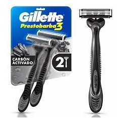 GILLETTE MAQUINA AFEITAR CARBON X 2 UND
