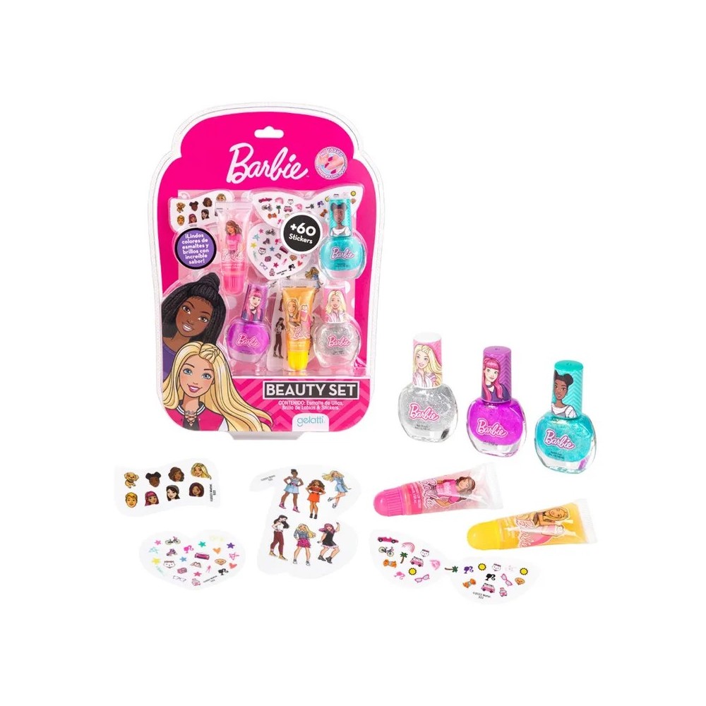 GELATTI 3 ESMALTES + 2 GLOSS + STICKERS