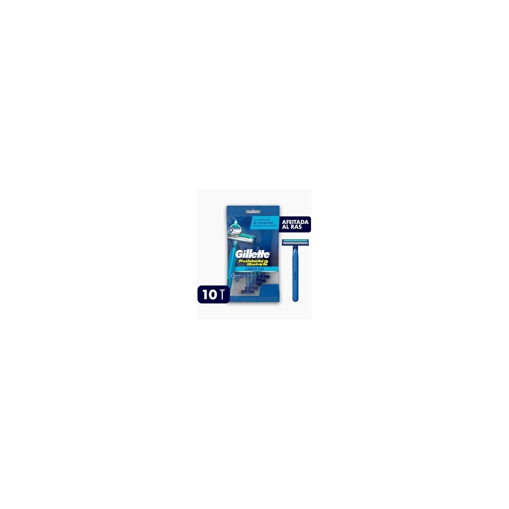 GILLETTE PRESTOBARBA 2 ULTRA GRIP X 10