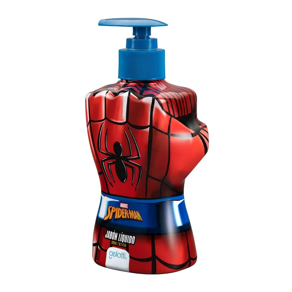 GELATTI JABON LIQUIDO SPIDERMAN 2D X 300 ML