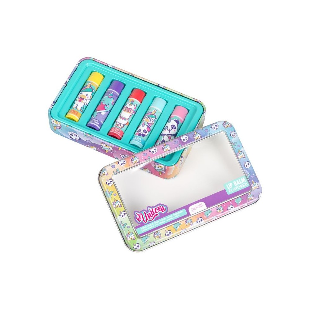 GELATTI SET LIP BALM X 5 TIN BOX MIX 2