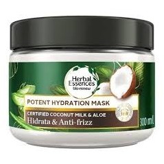 HERBAL ESSENCES MASCARILLA INTENSIVA HIDRATACION COCONUT MILK X 300 ML