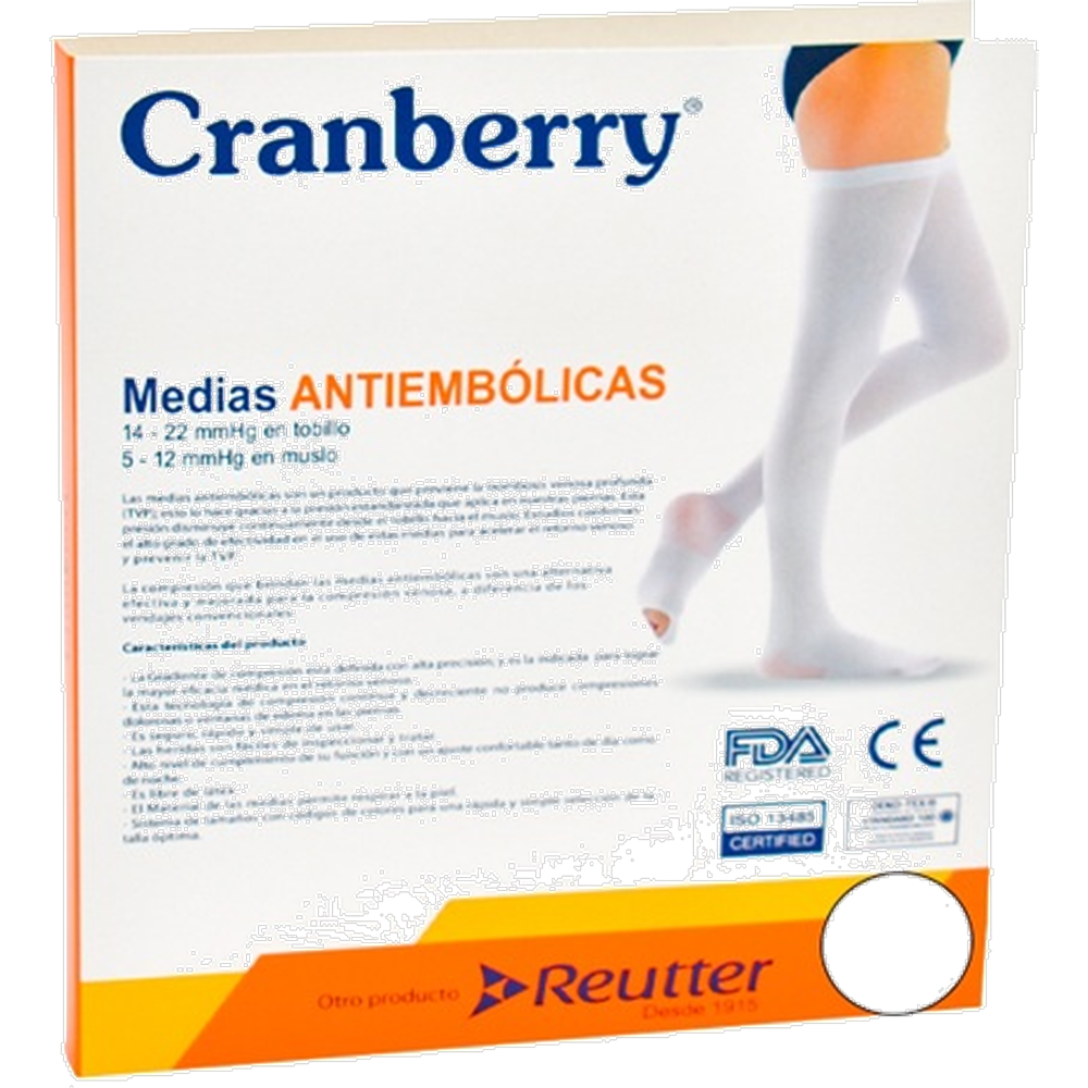 CRANBERRY MEDIAS ANTIEMBOLICAS TALLA L REUTTER (DM)