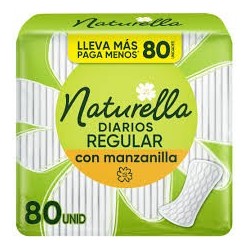 NATURELLA PROTECTOR DIARIO MANZANILLA X 80 UND