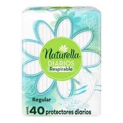 NATURELLA PROTECTOR DIARIO REGULAR RESPIRABLE X 40 UND