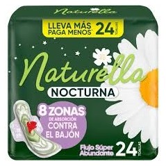 NATURELLA TOA NOCT FLUJO S/ABUNDANTE CON ALAS X 24 UND