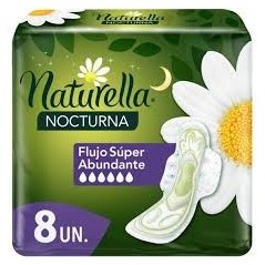 NATURELLA TOALLA NOCHE ALAS FLU/SUPER ABUN X 8 UND