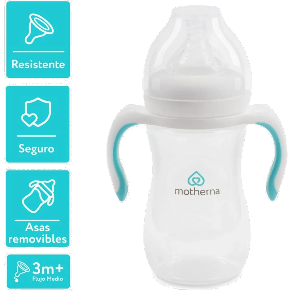 MAMADERA BOCA ANCHA X 240 ML MOTHERNA