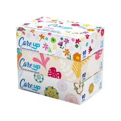 CARE UP PAÑUELO DESECH 90 HOJAS DOBLE X (3 CAJAS)
