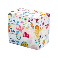 CARE UP PAÑUELO DESECH 90 HOJAS DOBLE X (3 CAJAS)