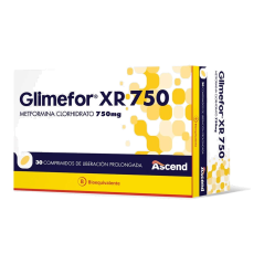GLIMEFOR XR COM 750 MG X 30