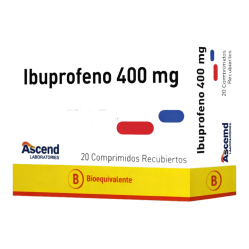 IBUPROFENO COM 400 MG X 20 ASCEND (BE)
