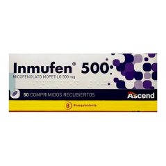 INMUFEN COM 500 MG X 50