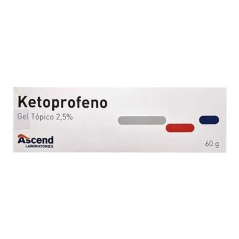 KETOPROFENO GEL 2,5% X 60 GR ASCEND