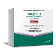 KOMBIGLYZE XR COM 5/1000 MG X 28