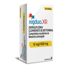 XIGDUO XR TAB 10 MG/1000 MG X 28