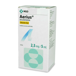 AERIUS SOL ORAL 2,5MG/5ML X 120 ML