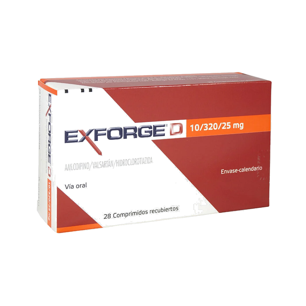 EXFORGE-D COM 10/320/25 MG X 28