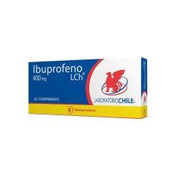 Ibuprofeno (B) 400mg 20 Comprimidos  / PRECIO POR UNIDAD DE MEDIDA / $ 29.- valor por unidad