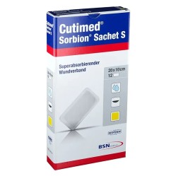 CUTIMED SORBION SACHET S STES 10 X 20CM X 10 INT