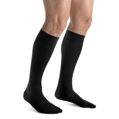 JOBST FOR MEN MEDIAS COMPRESION RODILLA 15-20 NEGRO TALLA L