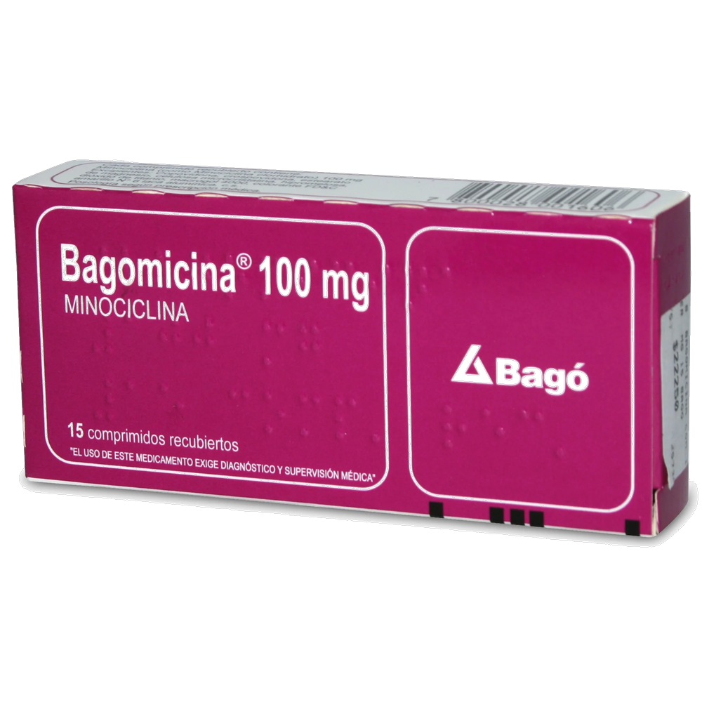 BAGOMICINA COM 100 MG X 15