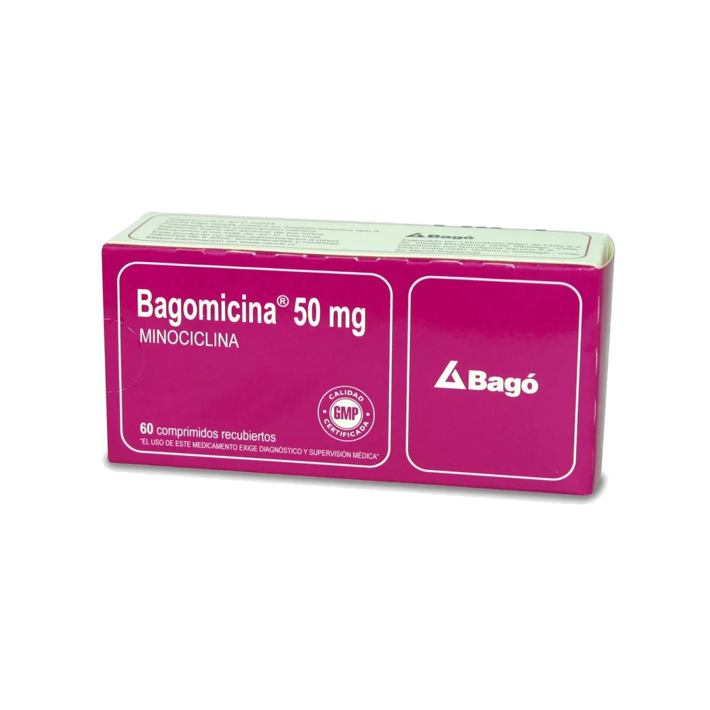 BAGOMICINA COM 50 MG X 60