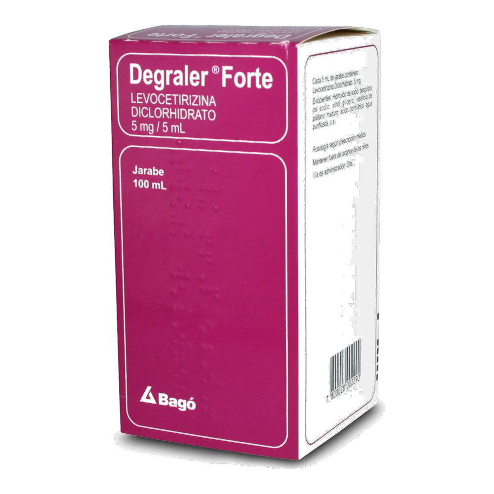 DEGRALER FTE JBE 5 MG X 100 ML