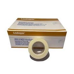 LEUKOPOR CINTA BLANCA 2.5 CM X 9.2 M X 12 UND