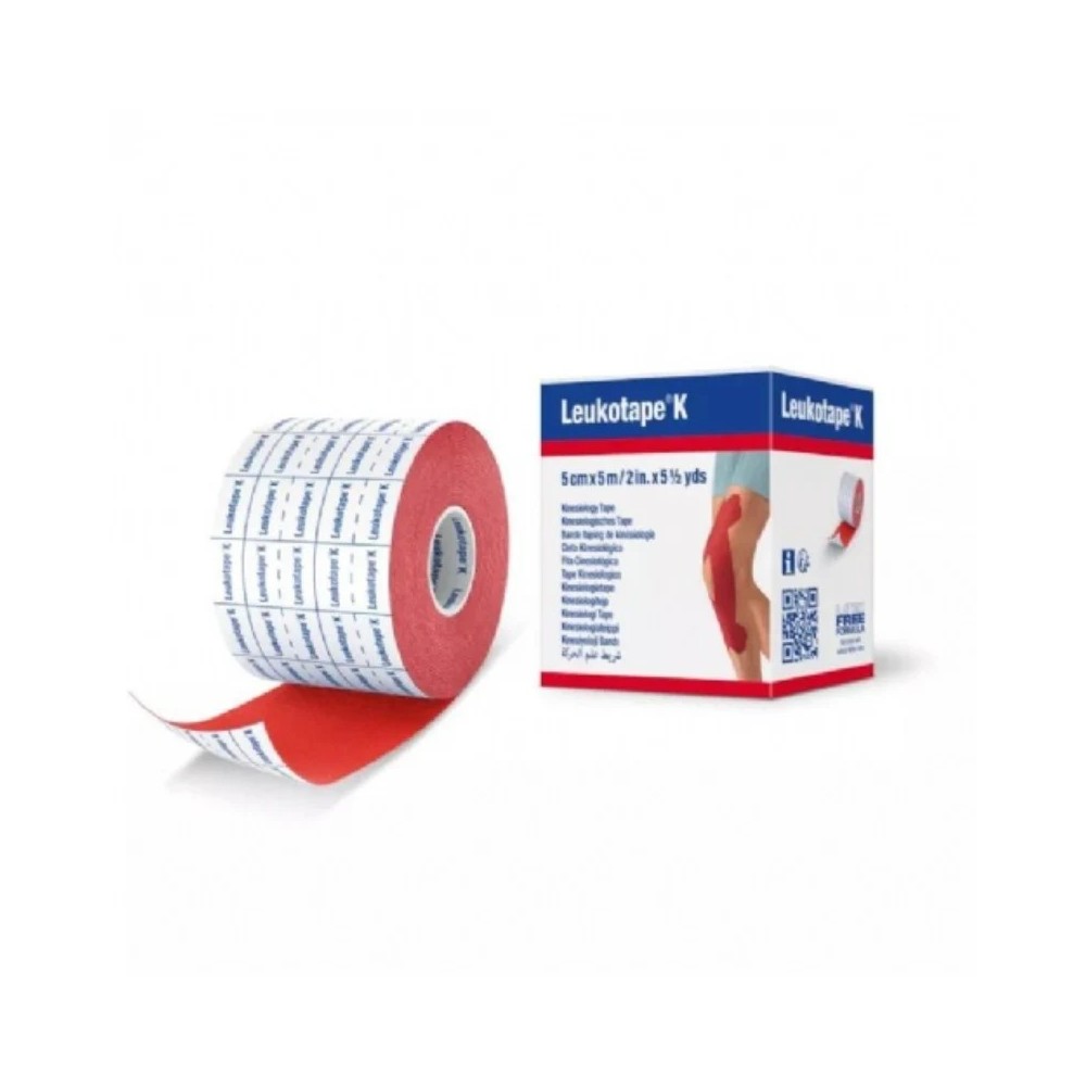 LEUKOTAPE K 5 CM-5 M ROJO X 1 UNID