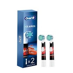 ORAL B CABEZALES DE REPUESTO CEPILLO ELECTRICO DISENY CARS X 2 UND