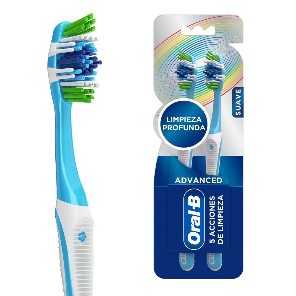 ORAL B CEPILLO ADVANCED SUAVE X 2 UND