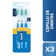 ORAL B CEPILLO ANTIBACTERIAL SUAVE X 3 UND