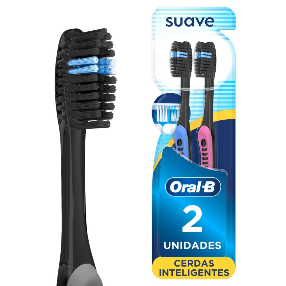 ORAL B CEPILLO COMPLETE BASE BLACK X 2 UND