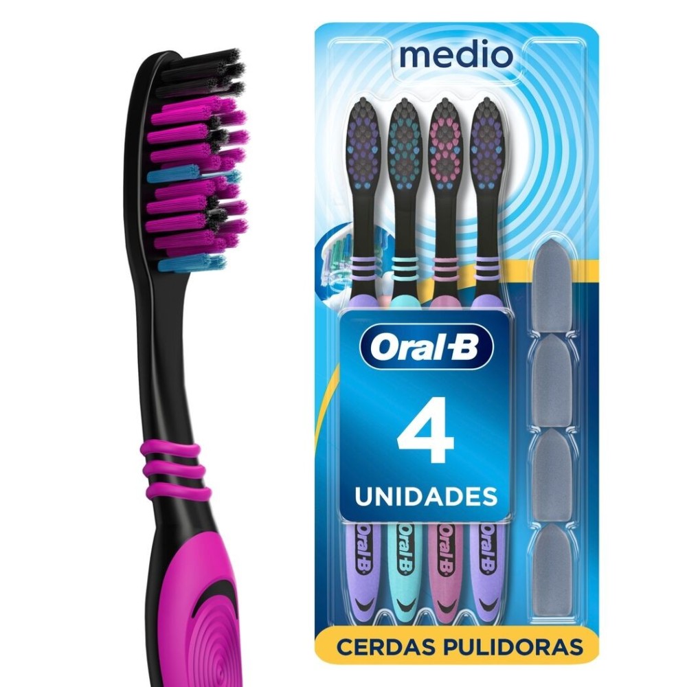 ORAL B CEPILLO COMPLETE BLACK X 4 UND